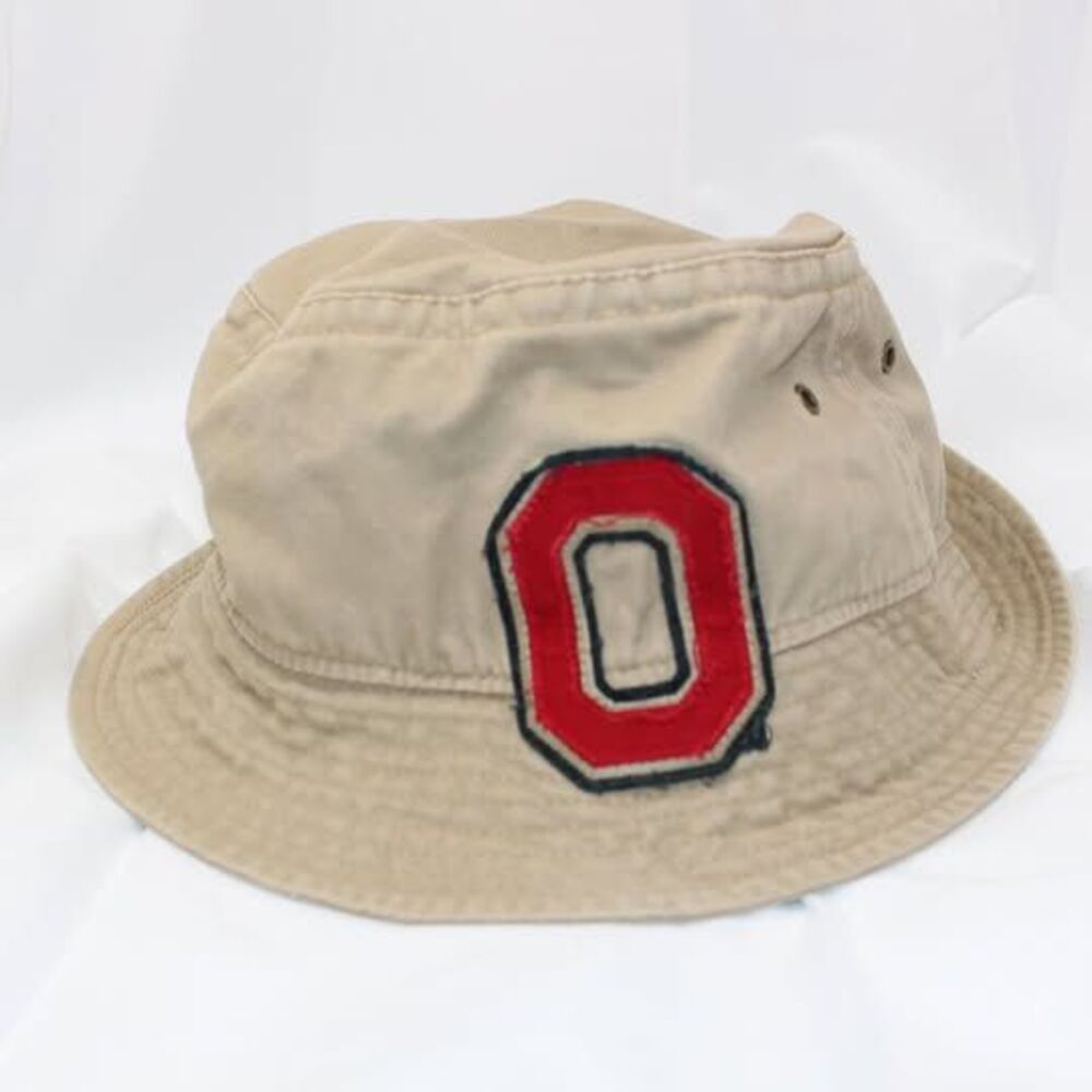 Ohio State Buckeyes Tan Bucket Hat